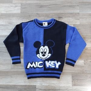Vintage 90s Disney Kids Mickey Mouse Crewneck Sweater